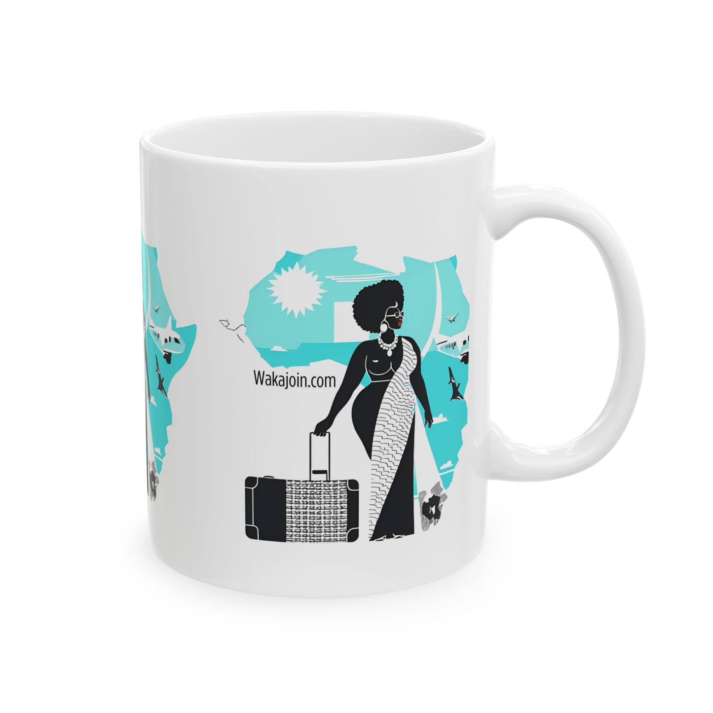 Africa Travel Ceramic Mug - 11oz & 15oz | Adventure Awaits