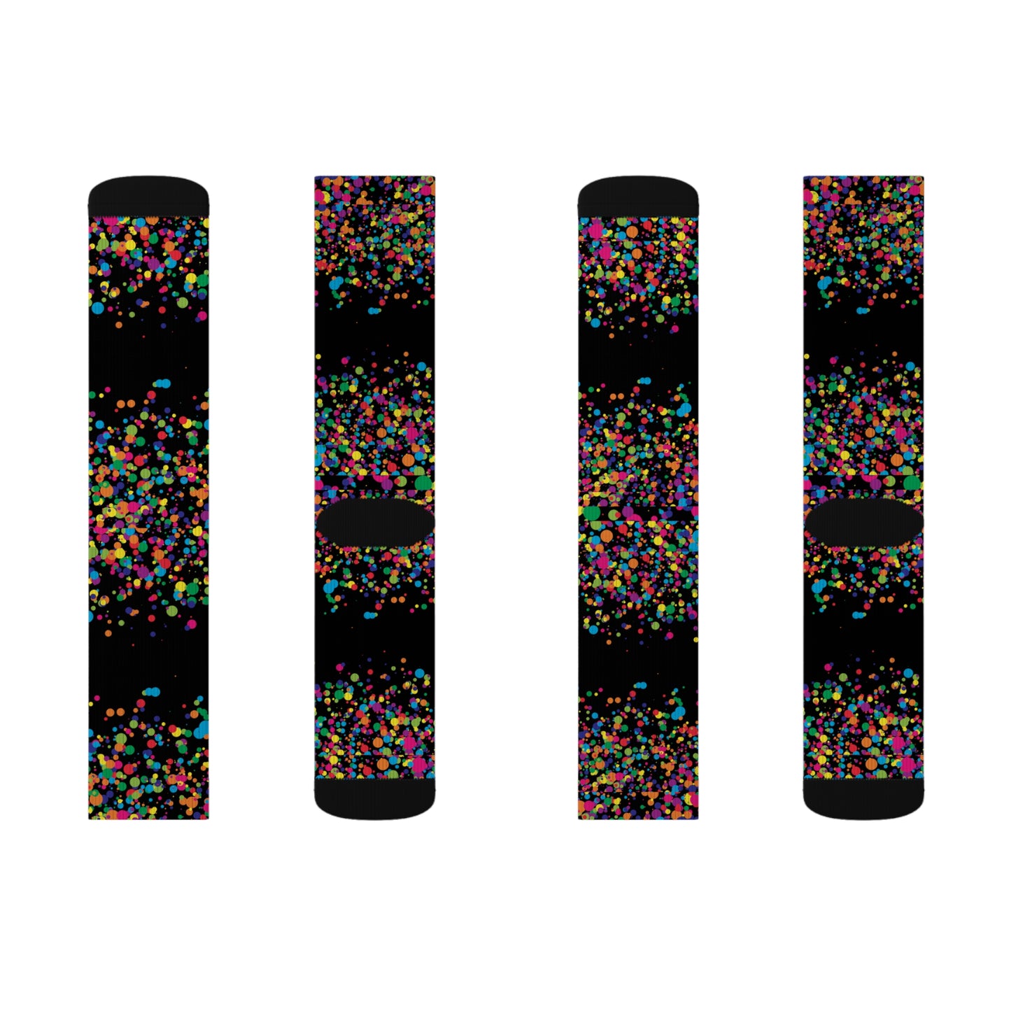 Vibrant Colorful Pattern Socks - Fun, Stylish, and Perfect for Everyday Wear