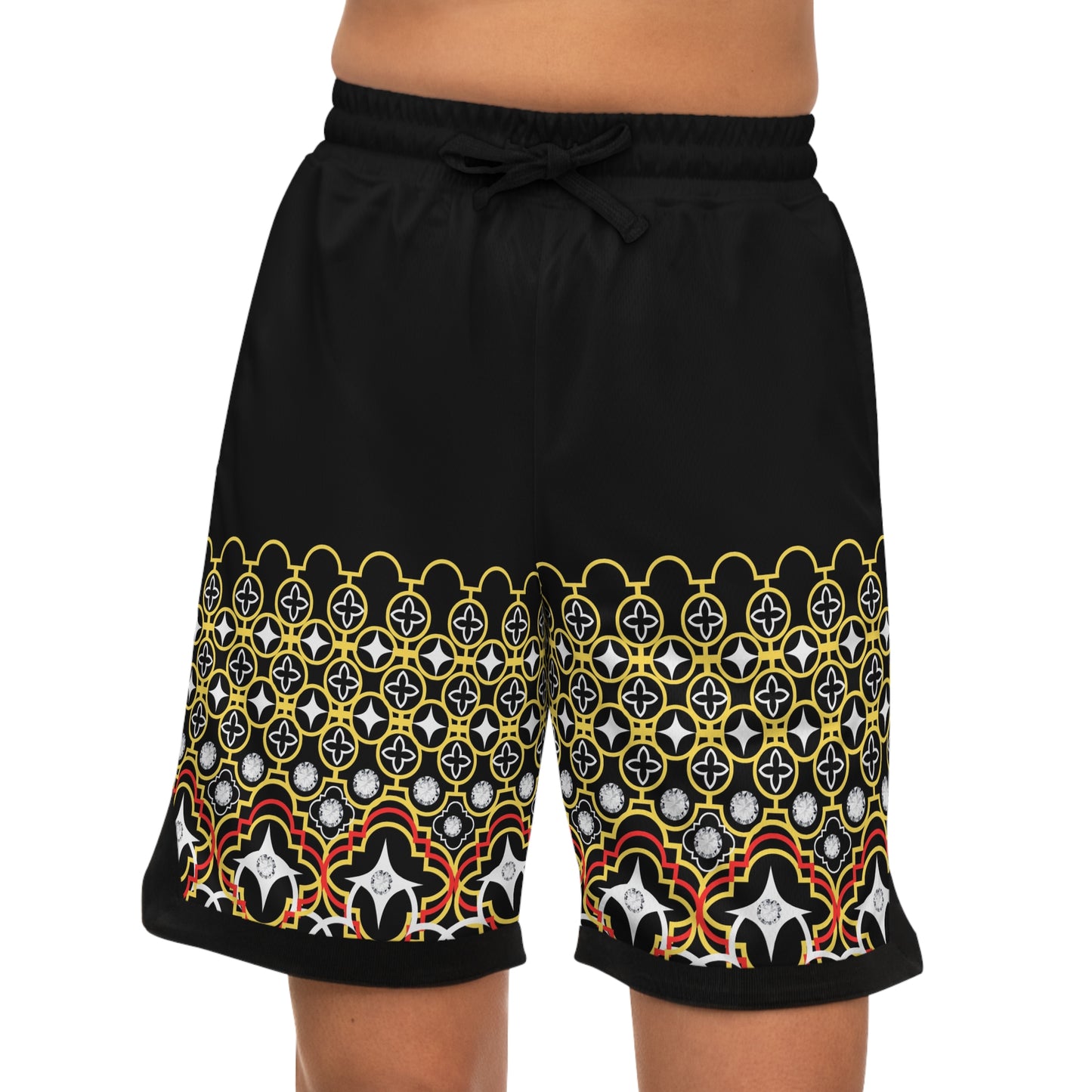 Basketball Shorts with Unique Pattern - Summer Sportswear