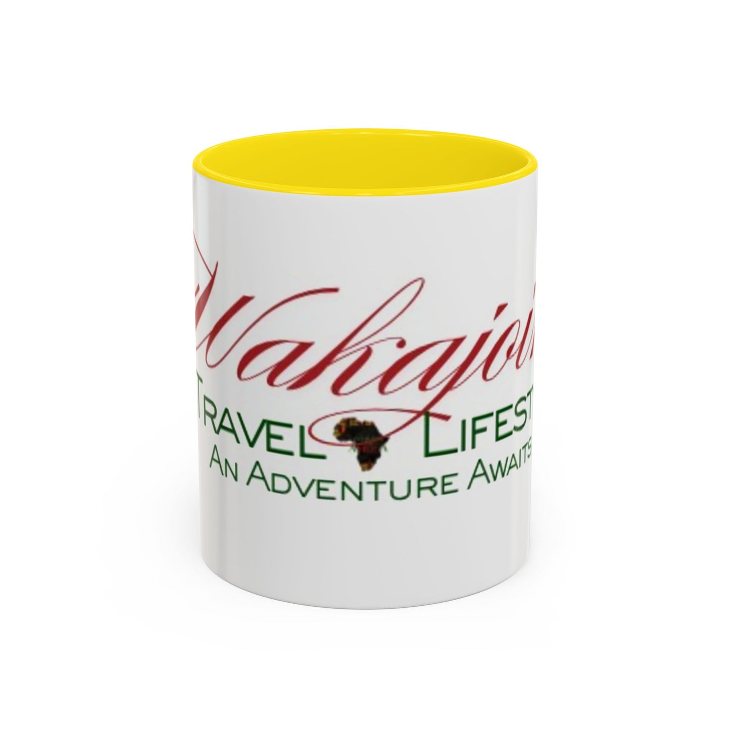Adventurous Travel Coffee Mug - 11/15oz Accent Mug with 'Wakajoin' Design for Wanderlust Lovers